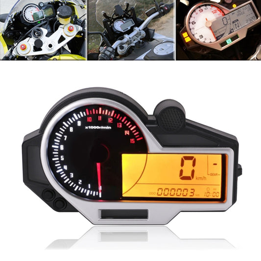 Speedpark Universal Motorcycle Instrument Colorful LED LCD N1-6 Speedometer Odometer Tachometer - Others by Speedpark | Online Shopping UK | buy2fix