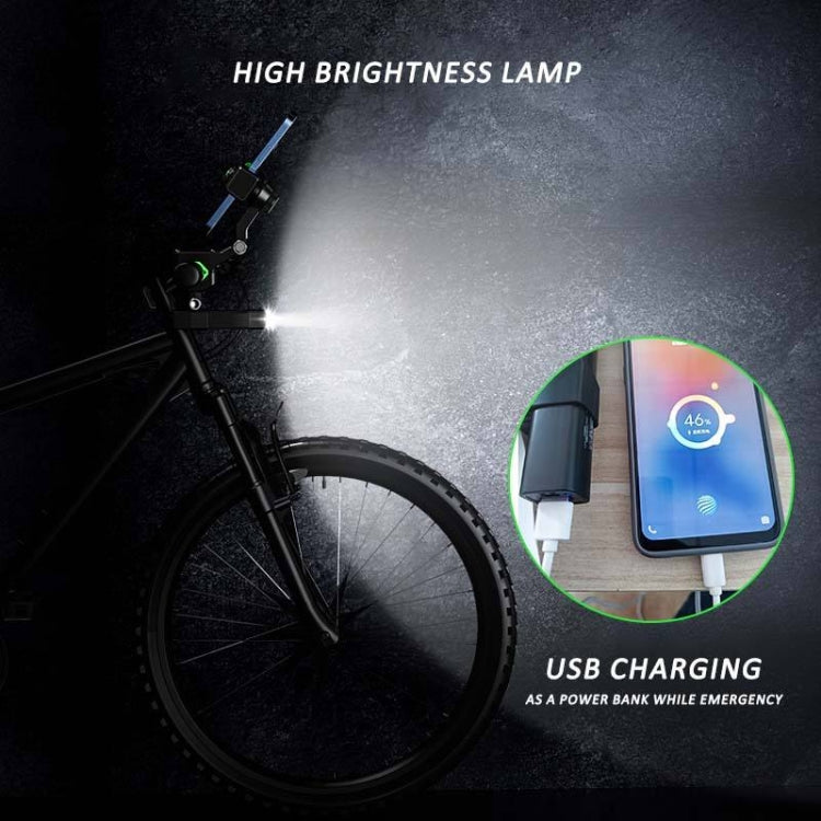 Motorcycle Spherical Compass Phone Holder, Handlebar with Light (Green) - In Car by buy2fix | Online Shopping UK | buy2fix