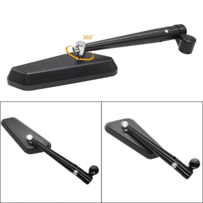Motorcycle Side Mirror CNC Aluminum Alloy Reflective Rearview Mirror by buy2fix