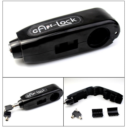 Motorcycle Electric Car Aluminum AlloyThrottle Anti-theft Brake Lock(Black) by buy2fix