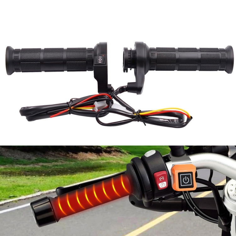 CS-203A1 Motorcycle Modified Electric Heating Hand Cover Heated Grip Handlebar, Upgrade Version - Grips by buy2fix | Online Shopping UK | buy2fix