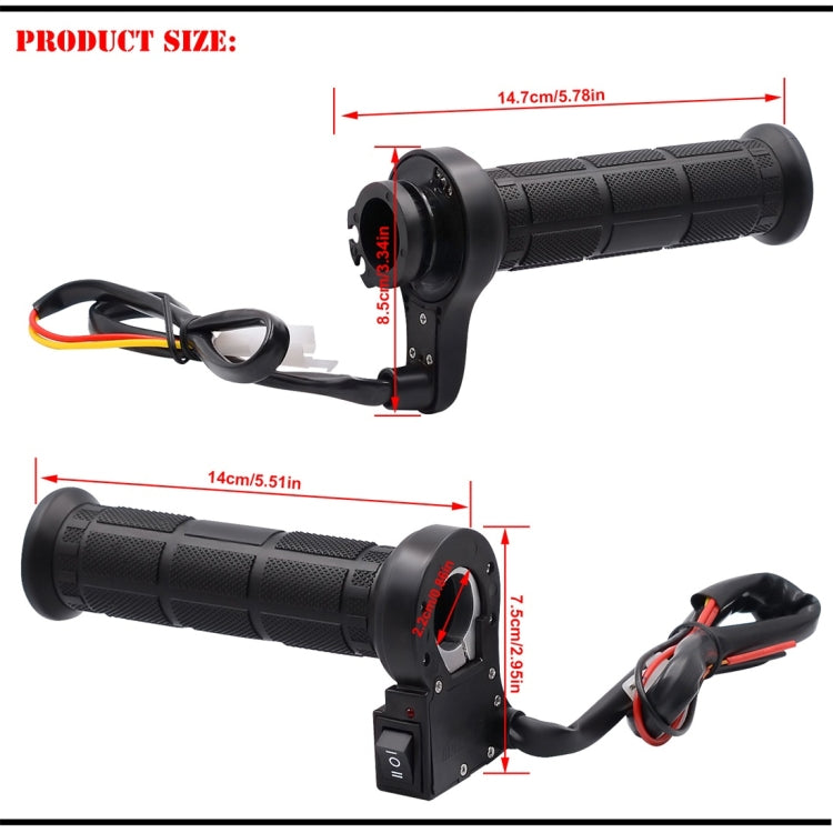 CS-203A1 Motorcycle Modified Electric Heating Hand Cover Heated Grip Handlebar, Upgrade Version - Grips by buy2fix | Online Shopping UK | buy2fix