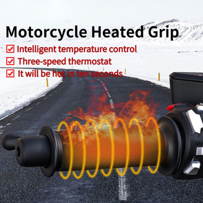 CS-974A1 Motorcycle Scooter Smart Three Gear Temperature Control Electric Hand Grip Cover Heated Grip Handlebar - Grips by buy2fix | Online Shopping UK | buy2fix