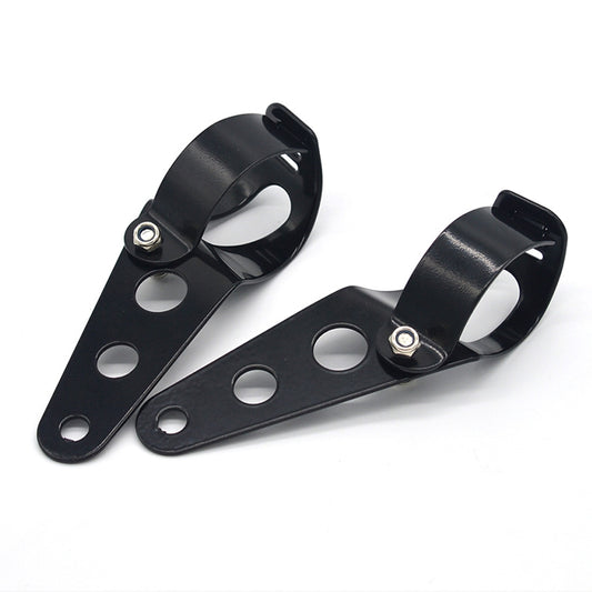 Motorcycle Headlight Holder Modification Accessories, Size:S (Black) by buy2fix