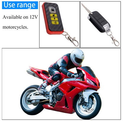 Motorcycle Smart Unidirectional Security Alarm System with Remote Control / Foldable Key, without Battery - Theft Protection by buy2fix | Online Shopping UK | buy2fix