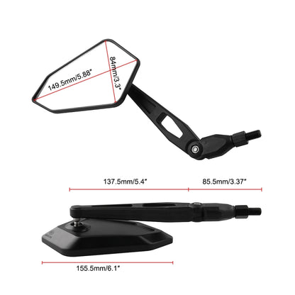 Motorcycle Modified Universal Rear View Mirror Set by buy2fix