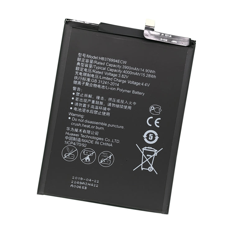 4000mAh HB376994ECW for Honor V9 / V8 Pro Li-Polymer Battery Replacement - For Huawei by buy2fix | Online Shopping UK | buy2fix