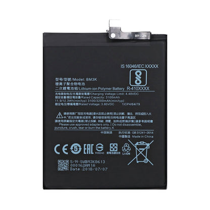 BM3K 3100mAh for Xiaomi Mi Mix 3 Li-Polymer Battery - For Xiaomi by buy2fix | Online Shopping UK | buy2fix