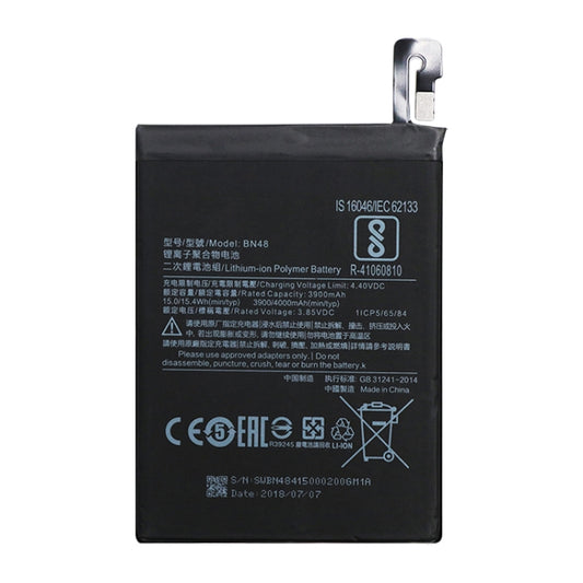 BN48 3900mAh for Xiaomi Redmi Note 6 Pro Li-Polymer Battery by buy2fix
