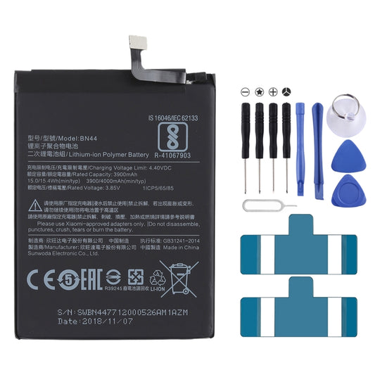 3900mAh BN44 for Xiaomi Redmi 5 Plus Li-Polymer Battery - For Xiaomi by buy2fix | Online Shopping UK | buy2fix