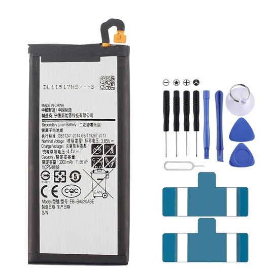 3000mAh Rechargeable Li-ion Battery EB-BA520ABE for Galaxy A5 (2017), A520F, A520F/DS