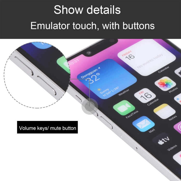 For iPhone 14 Color Screen Non-Working Fake Dummy Display Model(Starlight) - For iPhone & iPad by buy2fix | Online Shopping UK | buy2fix