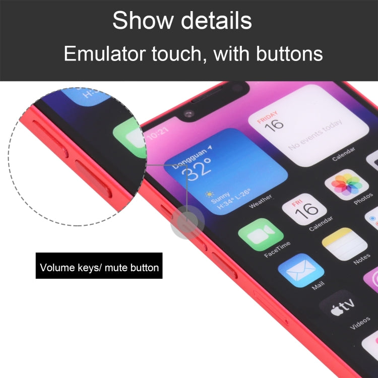 For iPhone 14 Plus Color Screen Non-Working Fake Dummy Display Model (Red) - For iPhone & iPad by buy2fix | Online Shopping UK | buy2fix