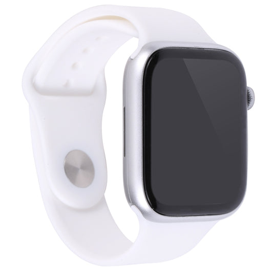 For Apple Watch Series 8 45mm Black Screen Non-Working Fake Dummy Display Model(White) by buy2fix