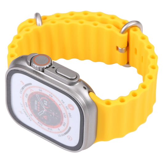 For Apple Watch Ultra 49mm Color Screen Non-Working Fake Dummy Display Model (Yellow) by buy2fix