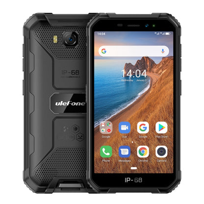 [HK Warehouse] Ulefone Armor X6 Rugged Phone, 2GB+16GB, IP68/IP69K Waterproof Dustproof Shockproof, Face Identification, 4000mAh Battery, 5.0 inch Android 9.0 MTK6580A/W Quad Core up to 1.3GHz, Network: 3G(Black) - Ulefone by Ulefone | Online Shopping UK | buy2fix