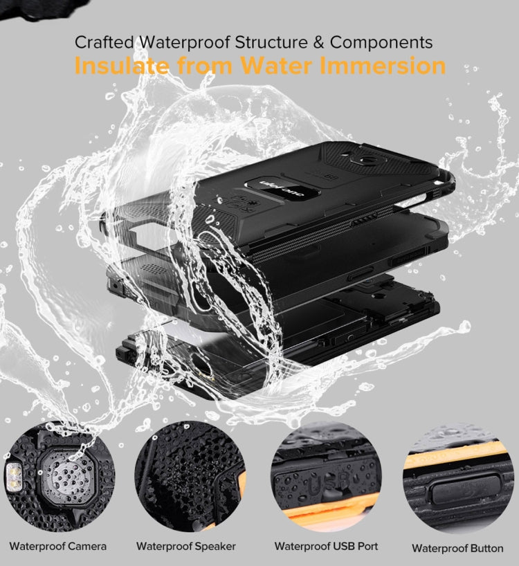 [HK Warehouse] Ulefone Armor X6 Rugged Phone, 2GB+16GB, IP68/IP69K Waterproof Dustproof Shockproof, Face Identification, 4000mAh Battery, 5.0 inch Android 9.0 MTK6580A/W Quad Core up to 1.3GHz, Network: 3G(Black) - Ulefone by Ulefone | Online Shopping UK | buy2fix