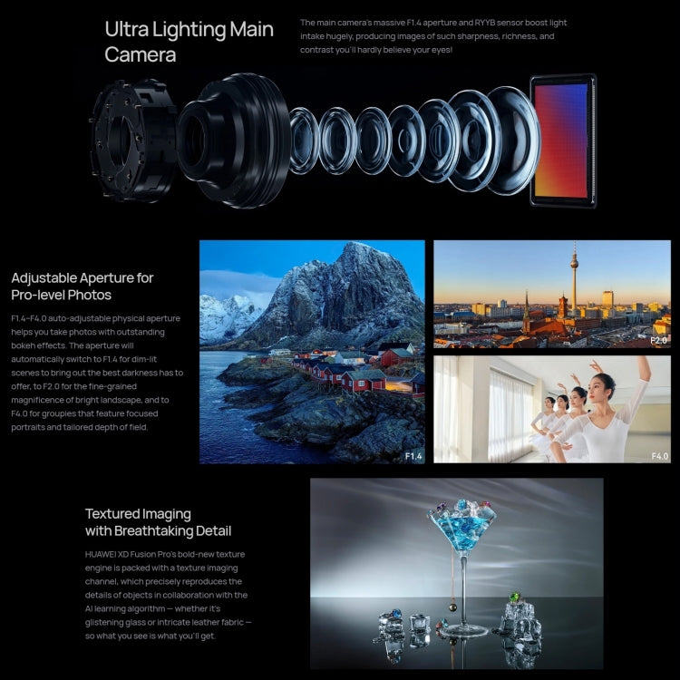 HUAWEI P60 Pro MNA-AL00, 12GB+256GB, 48MP Camera, China Version, Triple Back Cameras, In-screen Fingerprint Identification, 6.67 inch HarmonyOS 3.1 Qualcomm Snapdragon 8+ 4G Octa Core up to 3.2GHz, Network: 4G, OTG, NFC, Not Support Google Play(Black) by Huawei