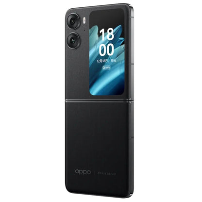 OPPO Find N2 Flip 8GB+256GB, 50MP Camera, Chinese Version, Dual Rear Cameras, Face ID & Side Fingerprint Identification, 6.8 inch + 3.26 inch Screen, ColorOS 13 Dimensity 9000+ Octa Core up to 3.2GHz, Support Google Play(Black) - OPPO by OPPO | Online Shopping UK | buy2fix