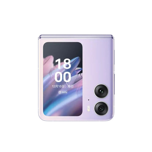 OPPO Find N2 Flip 8GB+256GB, 50MP Camera, Chinese Version, Dual Rear Cameras, Face ID & Side Fingerprint Identification, 6.8 inch + 3.26 inch Screen, ColorOS 13 Dimensity 9000+ Octa Core up to 3.2GHz, Support Google Play(Purple) by OPPO