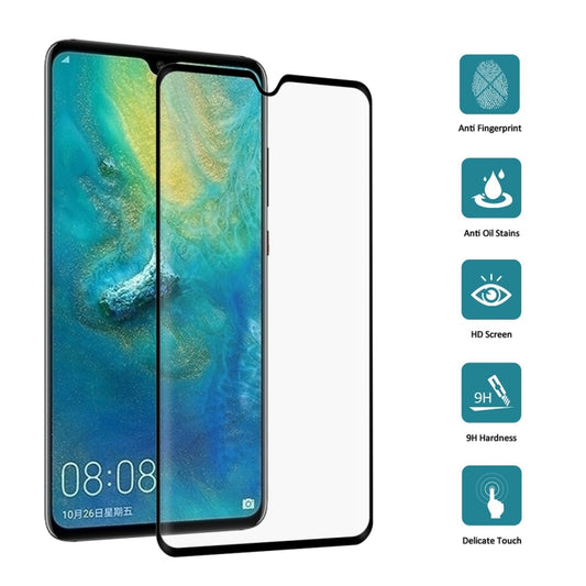 0.3mm 9H Surface Hardness 3D Curved Edge Full Screen Tempered Glass Film for Huawei Mate 20 by buy2fix