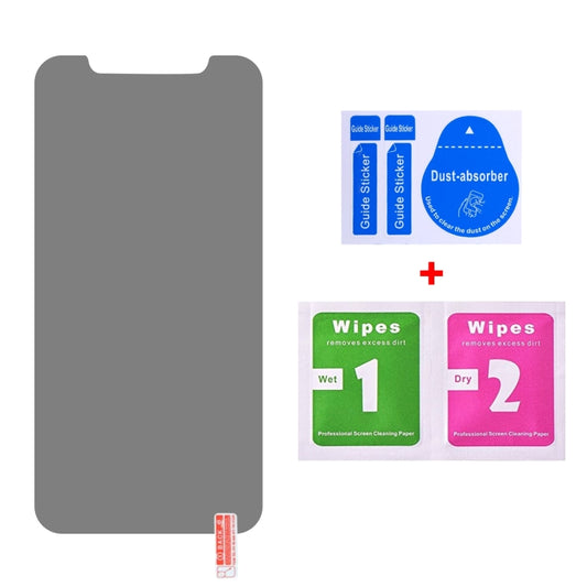 For iPhone XR 0.4mm 9H Surface Hardness 180 Degree Privacy Anti Glare Screen Protector by buy2fix
