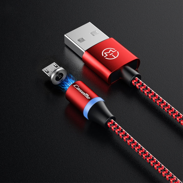 CaseMe Series 2 USB to Micro USB Magnetic Charging Cable, Length: 1m (Red) - Micro USB Cable by CaseMe | Online Shopping UK | buy2fix