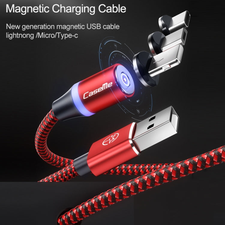 CaseMe Series 2 USB to Micro USB Magnetic Charging Cable, Length: 1m (Red) - Micro USB Cable by CaseMe | Online Shopping UK | buy2fix