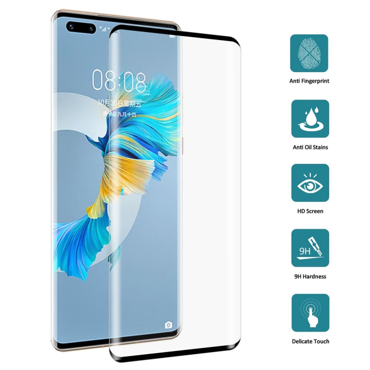 For Huawei Mate 40 Pro 3D Curved Edge Full Screen Tempered Glass Film - Mobile Accessories by buy2fix | Online Shopping UK | buy2fix