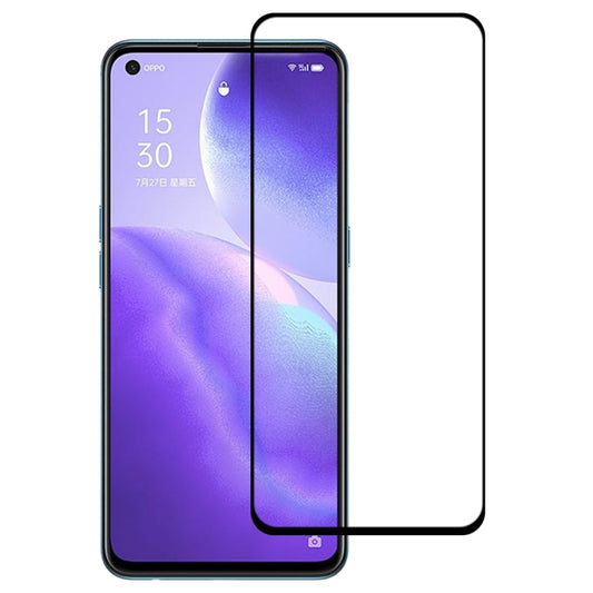 For OPPO Reno5 5G / 4G Full Glue Full Screen Tempered Glass Film - OPPO & vivo Accessories by buy2fix | Online Shopping UK | buy2fix