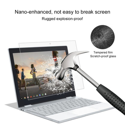 0.4mm 9H Surface Hardness Full Screen Tempered Glass Film for Google Pixelbook 12.3 inch -  by buy2fix | Online Shopping UK | buy2fix