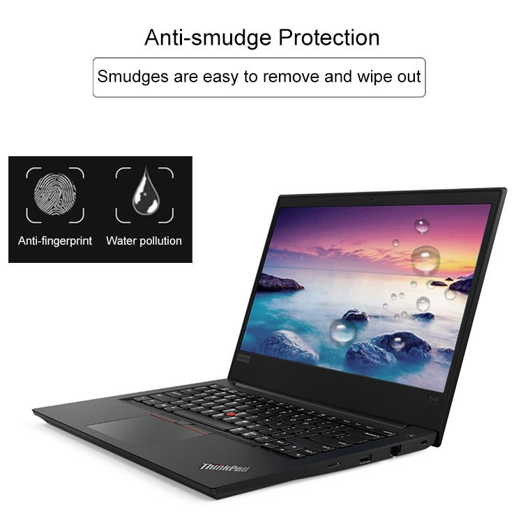 0.4mm 9H Surface Hardness Full Screen Tempered Glass Film for Lenovo ThinkPad E485 14 inch - Screen Protection Film by buy2fix | Online Shopping UK | buy2fix
