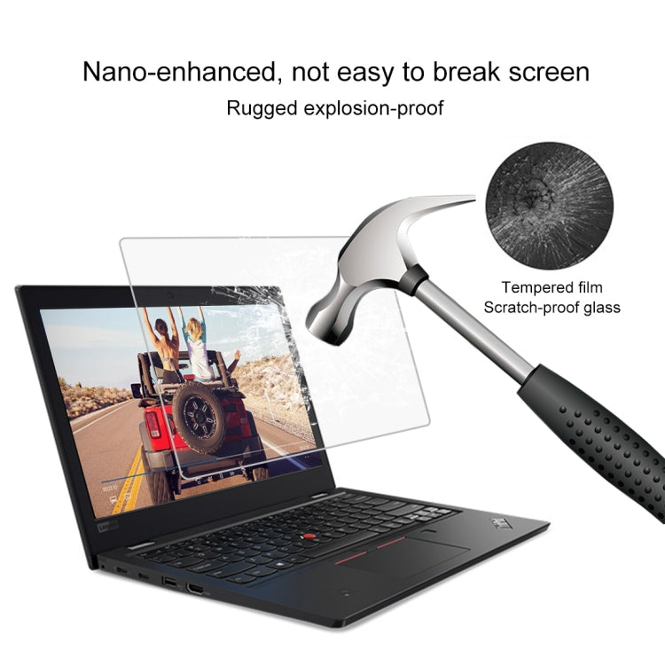 0.4mm 9H Surface Hardness Full Screen Tempered Glass Film for Lenovo ThinkPad L380 Yoga 13.3 inch - Screen Protection Film by buy2fix | Online Shopping UK | buy2fix