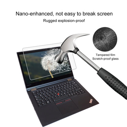 0.4mm 9H Surface Hardness Full Screen Tempered Glass Film for Lenovo ThinkPad Yoga 370 13.3 inch - Screen Protection Film by buy2fix | Online Shopping UK | buy2fix