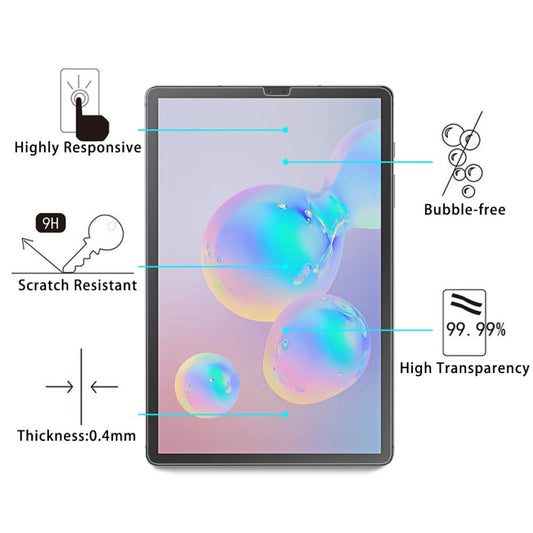 0.4mm 9H Explosion-proof Tempered Glass Film for Galaxy Tab A 8.0 2019 / T295 / T290 by buy2fix