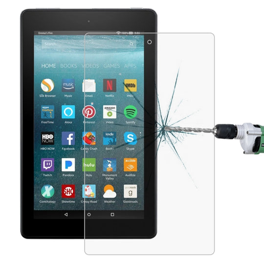 Film en verre trempé plein écran 0,3 mm 9H pour Amazon Kindle Fire 7 2017