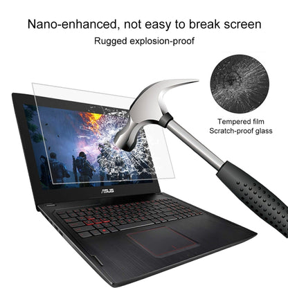 Laptop Screen HD Tempered Glass Protective Film for ASUS ROG GL502VM 15.6 inch -  by buy2fix | Online Shopping UK | buy2fix