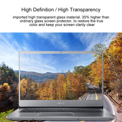 Laptop Screen HD Tempered Glass Protective Film for Acer Swift 3 Laptop - SF314-54-524Y 14 inch - Screen Protection Film by buy2fix | Online Shopping UK | buy2fix