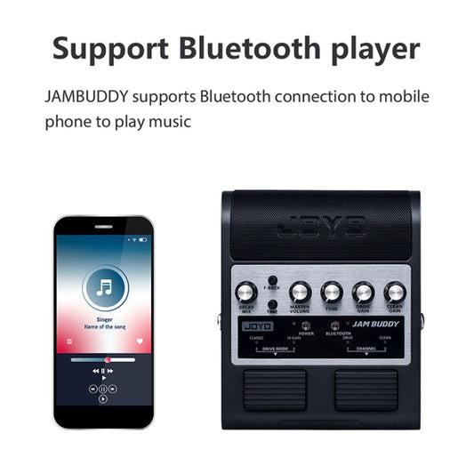 JOYO JAM BUDDY Bluetooth 4.0 Dual Channel with Effector Charging Guitar Small Speaker(Black) by JOYO