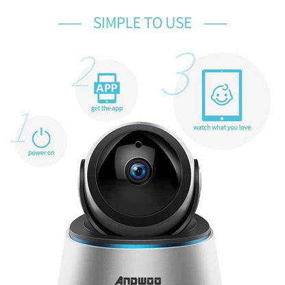 Anpwoo Astronaut 2.0MP 1080P 1/3 inch CMOS HD WiFi IP Camera, Support Motion Detection / Night Vision - Security by Anpwoo | Online Shopping UK | buy2fix