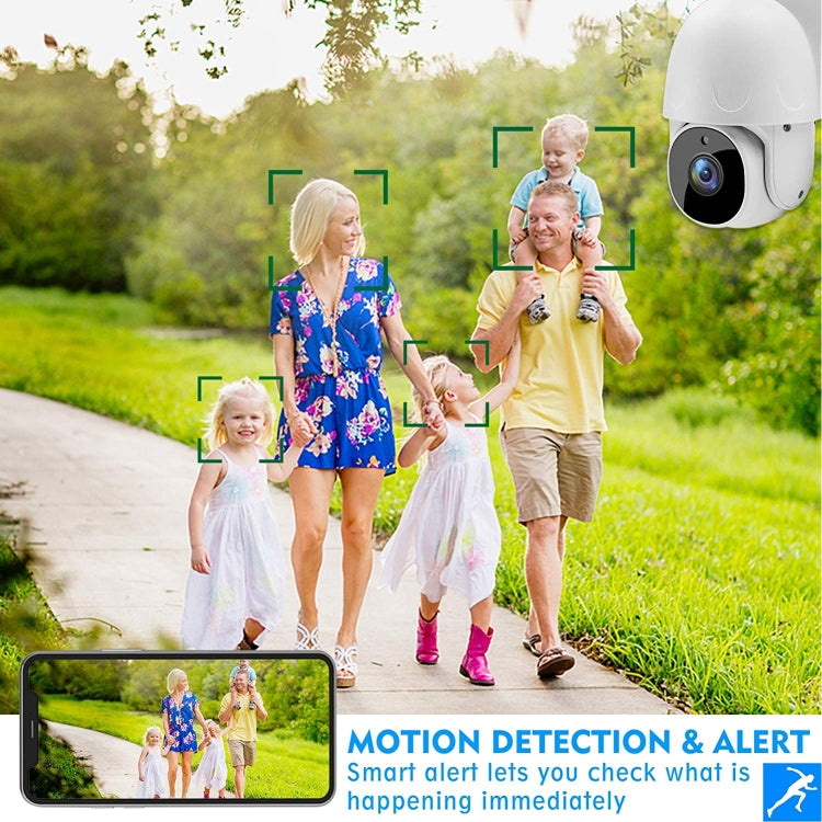 Tuya QX45 1080P Full HD IP65 Waterproof 2.4G Wireless IP Camera, Support Motion Detection & Two-way Audio & Night Vision & TF Card, AU Plug - Security by buy2fix | Online Shopping UK | buy2fix