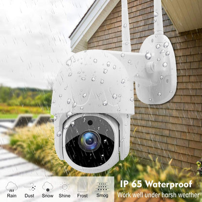 Tuya QX45 1080P Full HD IP65 Waterproof 2.4G Wireless IP Camera, Support Amazon Alexa & Google Home & Motion Detection & Two-way Audio & Night Vision & TF Card, US Plug - Security by buy2fix | Online Shopping UK | buy2fix