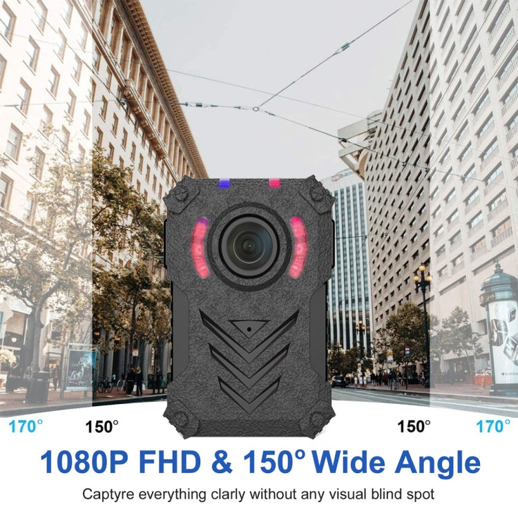 A12 1080P HD 150 Degrees View Angle Field Recorder with Clip, Support Infrared Night Vision & TF Card - Security by buy2fix | Online Shopping UK | buy2fix