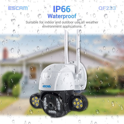 ESCAM QF233 3.0 Million Pixels Smart WiFi IP Camera, Support Auto Tracking & Night Vision & Two Way Audio & TF Card & Onvif, AU Plug - Security by ESCAM | Online Shopping UK | buy2fix