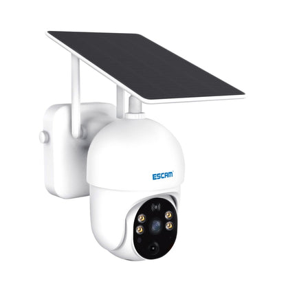 ESCAM QF255 2.0 Million Pixels 1080P HD WiFi Solar Camera, Support Two-way Voice & PIR Motion Detection & Night Vision & TF Card - Security by ESCAM | Online Shopping UK | buy2fix