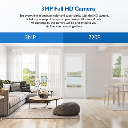 DP18 3.0MP Smart WiFi 1080P HD Outdoor Network Light Bulb Camera, Support Infrared Night Vision & Motion Detection & TF Card - Security by buy2fix | Online Shopping UK | buy2fix