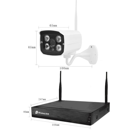 H105 1080P HD 8-ways Wiring-free Wireless Camera NVR Kit - Security by buy2fix | Online Shopping UK | buy2fix