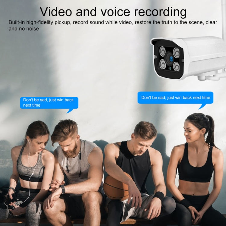 Q8 1080P HD Wireless IP Camera, Support Motion Detection & Infrared Night Vision & TF Card, EU Plug - Security by buy2fix | Online Shopping UK | buy2fix