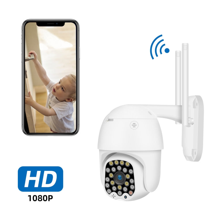 QX18 1080P HD WiFi IP Camera, Support Night Vision & Motion Detection & Two Way Audio & TF Card, AU Plug - Security by buy2fix | Online Shopping UK | buy2fix