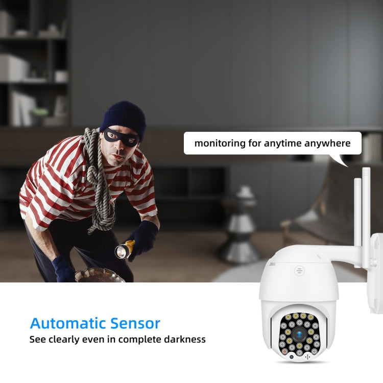 QX18 1080P HD WiFi IP Camera, Support Night Vision & Motion Detection & Two Way Audio & TF Card, UK Plug - Security by buy2fix | Online Shopping UK | buy2fix